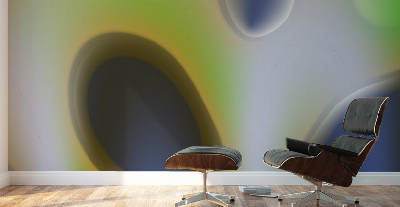 Blue angel art abstract design 11 Wall Murals