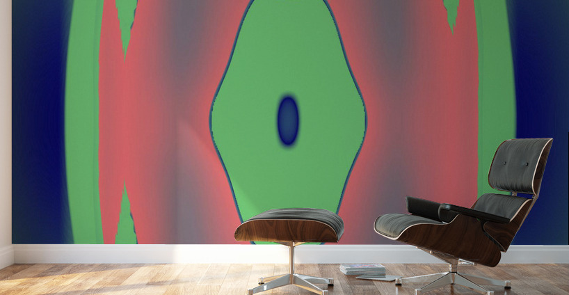 Blue angel art abstract design 19 Wall Murals