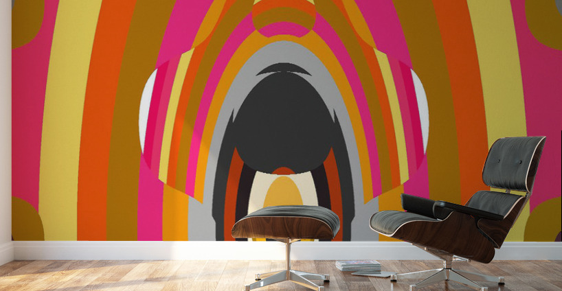 Blue angel art abstract design 30 Wall Murals