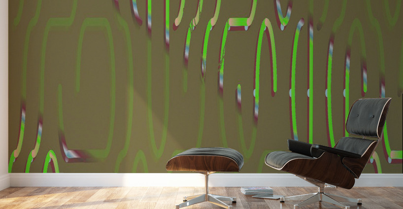 Blue angel art abstract design 37 Wall Murals