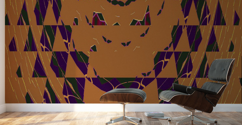 Blue angel art abstract design 28 Wall Murals