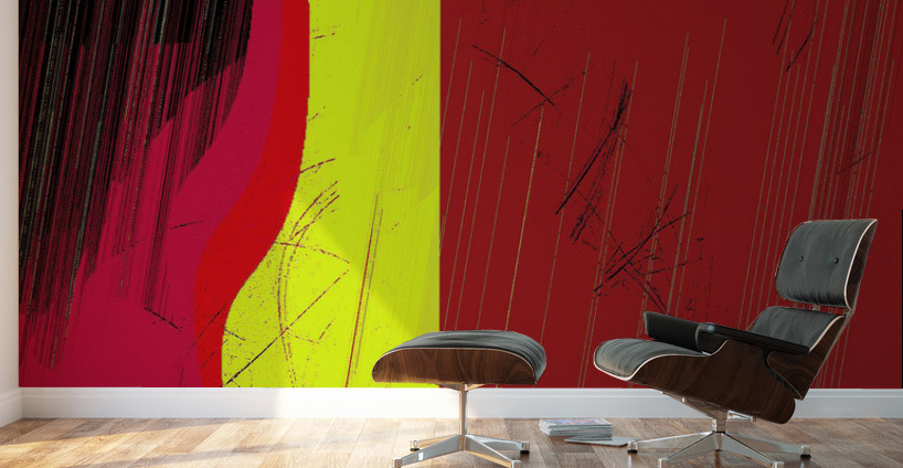 Blue angel art abstract design 17 Wall Murals