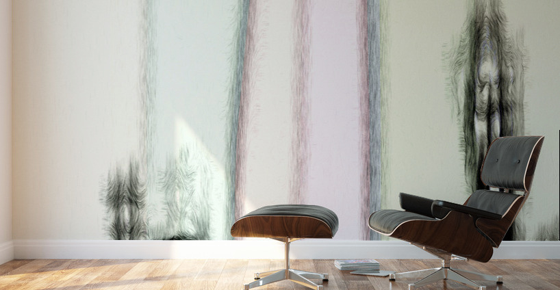 Blue angel art abstract design 49 Wall Murals