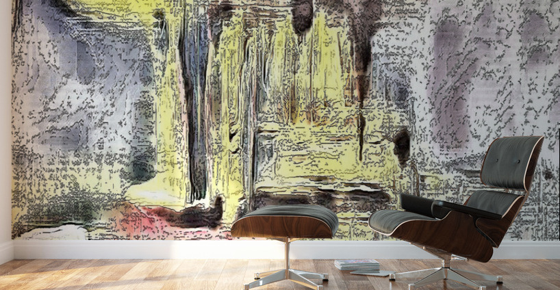 Blue angel art abstract design 15 Wall Murals