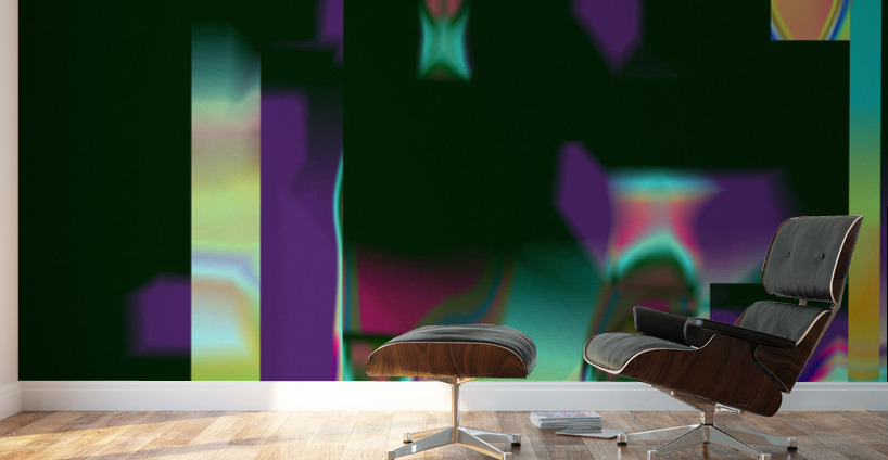 Blue angel art abstract design 78 Wall Murals