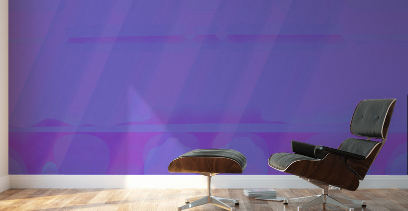 Blue angel art abstract design 80 Wall Murals