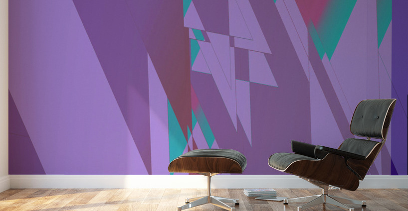 Blue angel art abstract design 94 Wall Murals