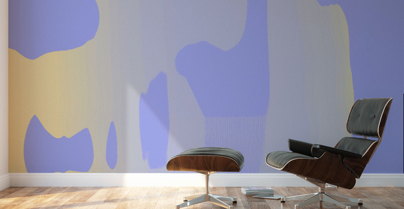 Blue angel art abstract design 59 Wall Murals