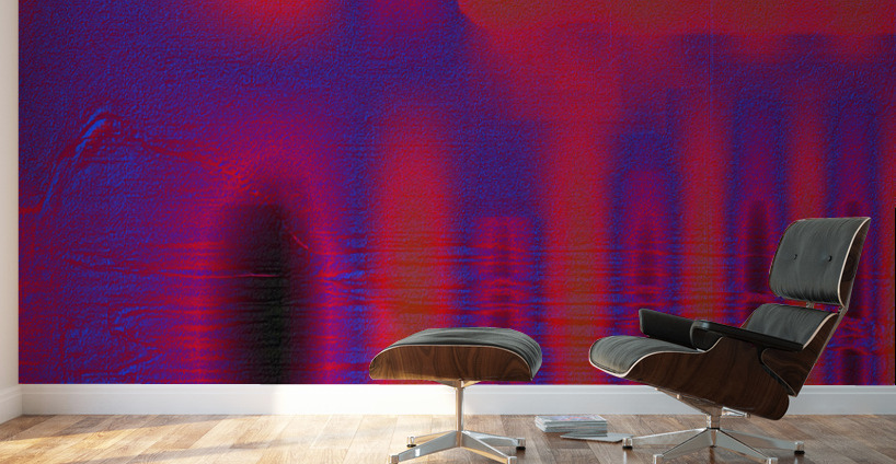 Blue angel art abstract design 77 Wall Murals