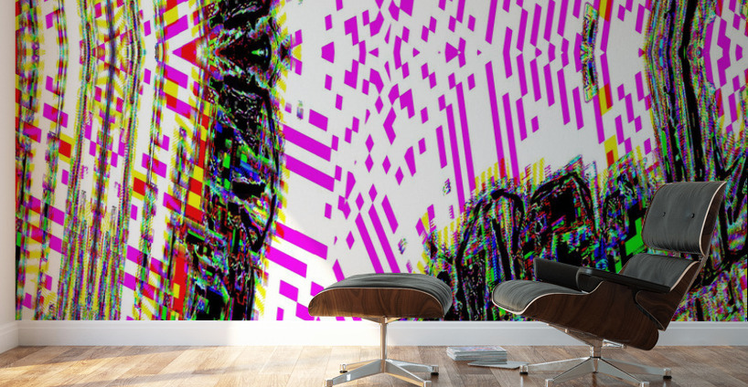 Blue angel art abstract design 73 Wall Murals