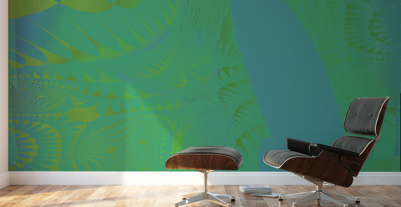 Blue angel art abstract design 54 Wall Murals