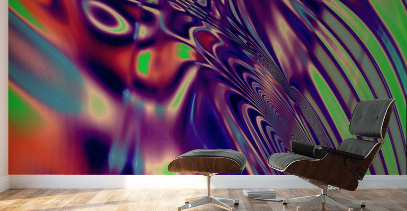 Blue angel art abstract design 53 Wall Murals