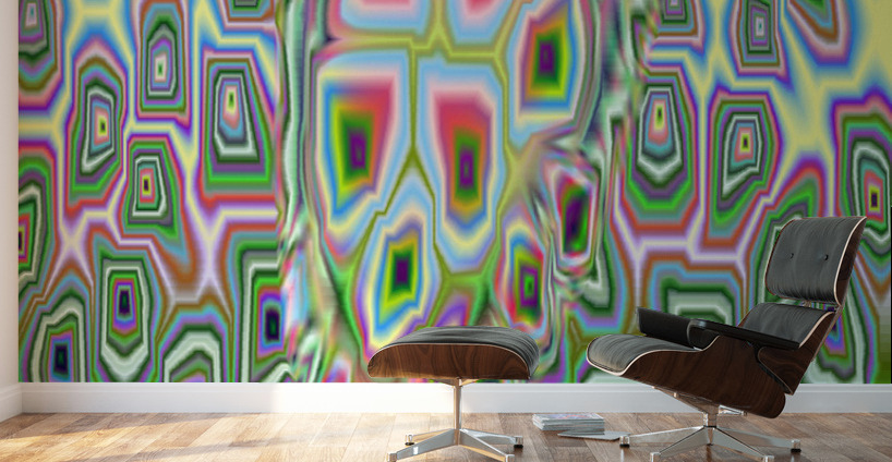 Blue angel art abstract design 67 Wall Murals