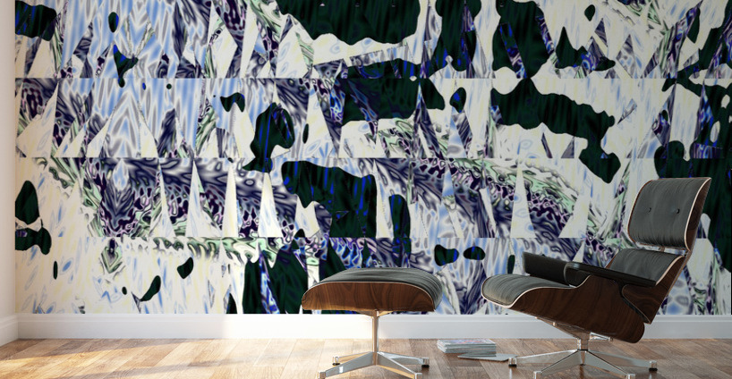 Blue angel art abstract design 93 Wall Murals