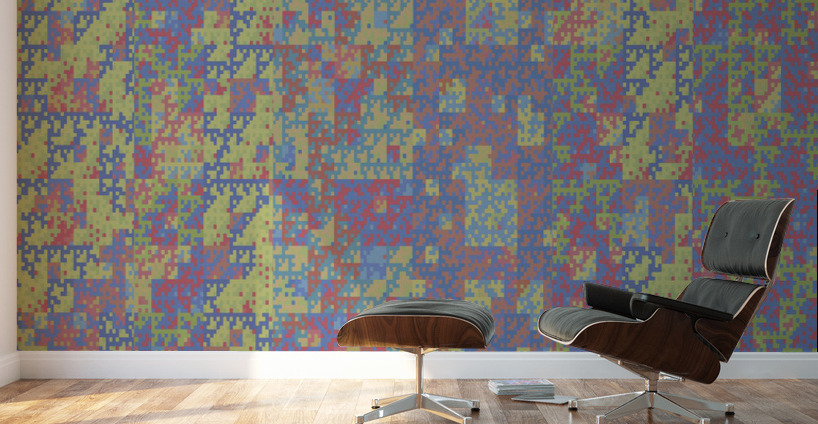 Blue angel art abstract design 66 Wall Murals