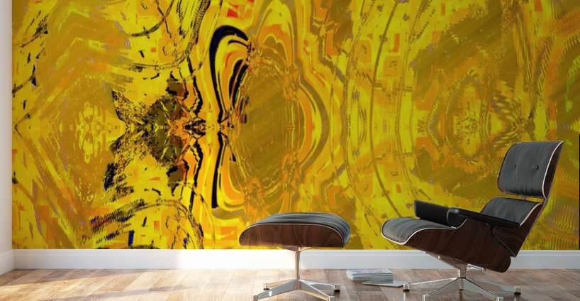 Blue angel art abstract design 61 Wall Murals