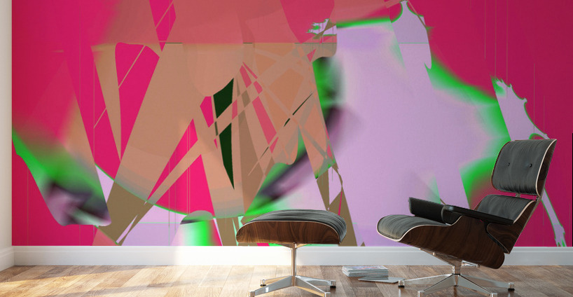 Blue angel art abstract design 125 Wall Murals