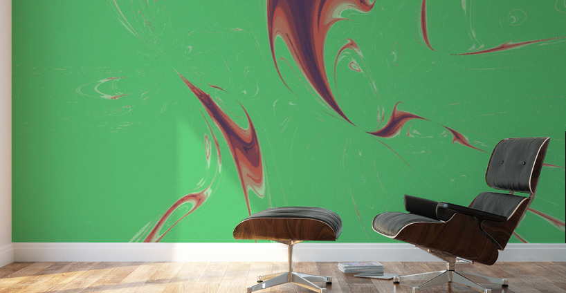 Blue angel art abstract design 109 Wall Murals