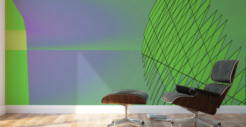 Blue angel art abstract design 134 Wall Murals