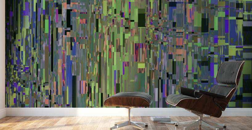 Blue angel art abstract design 127 Wall Murals