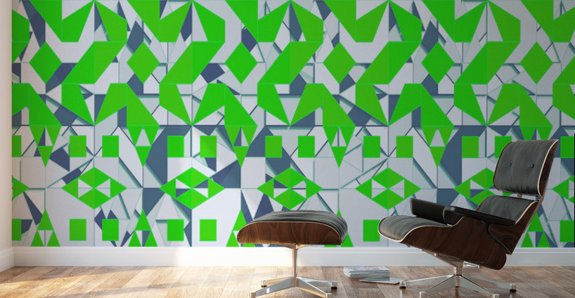 Blue angel art abstract design 107 Wall Murals