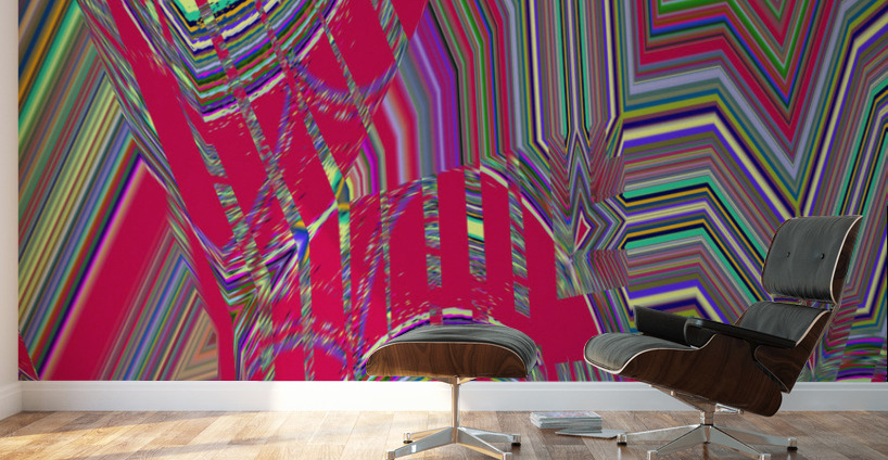 Blue angel art abstract design 115 Wall Murals