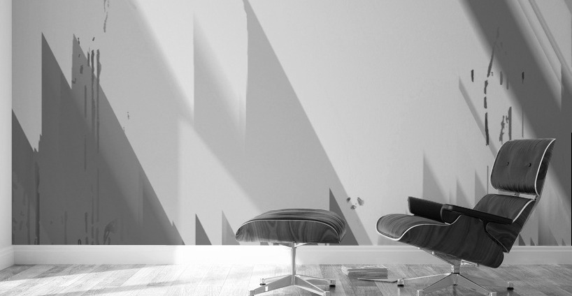 Blue angel art abstract design 104 Wall Murals