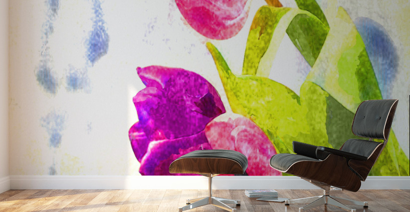 Watercolor Floral 29 Wall Murals