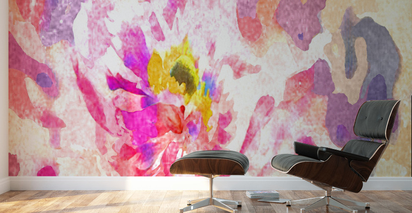Watercolor Floral 01 Wall Murals