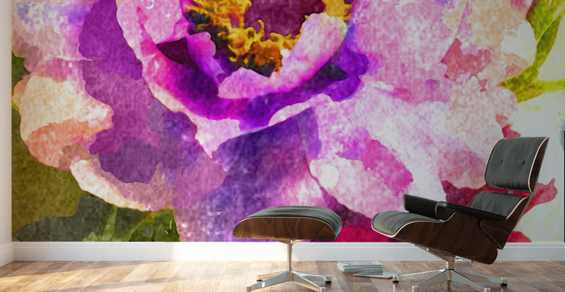 Watercolor Floral 08 Wall Murals