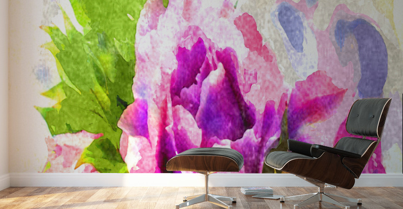 Watercolor Floral 07 Wall Murals