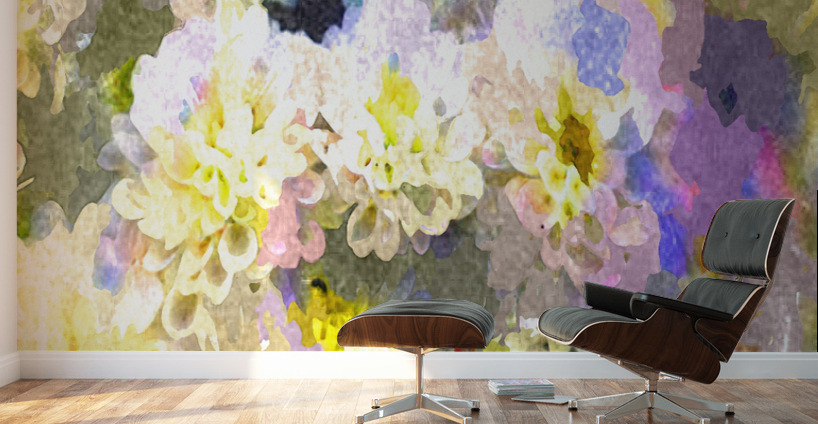 Watercolor Floral 11 Wall Murals