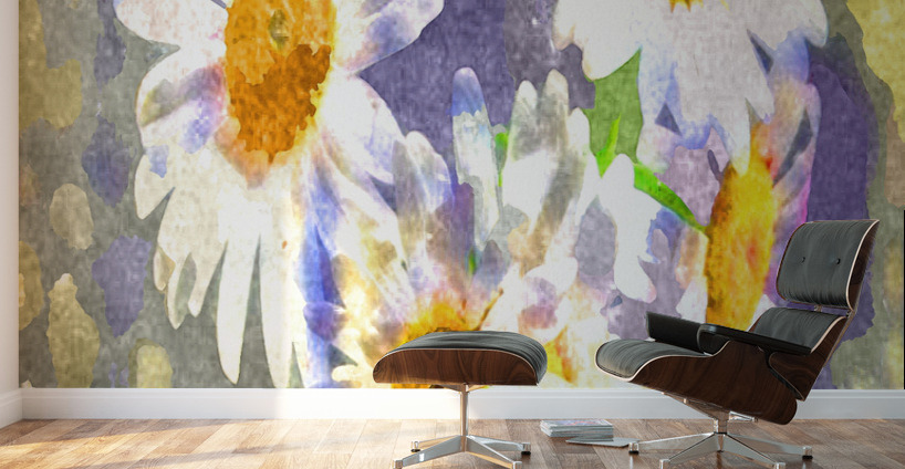 Watercolor Floral 10 Wall Murals