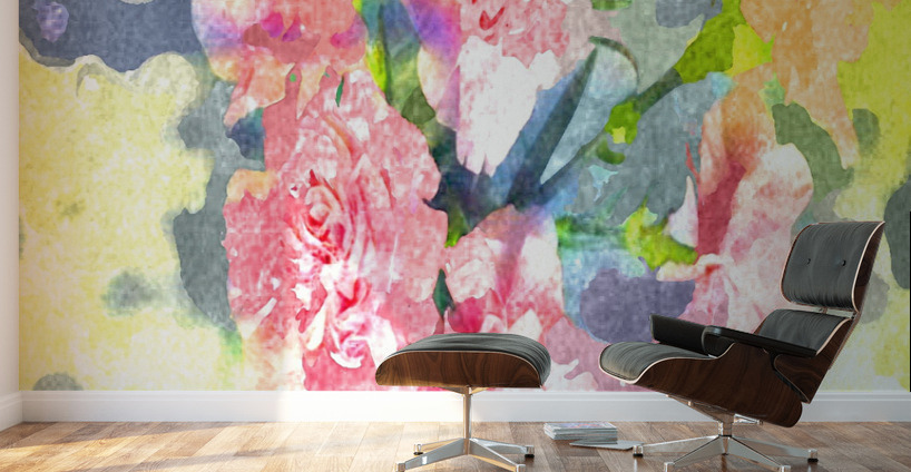 Watercolor Floral 13 Wall Murals