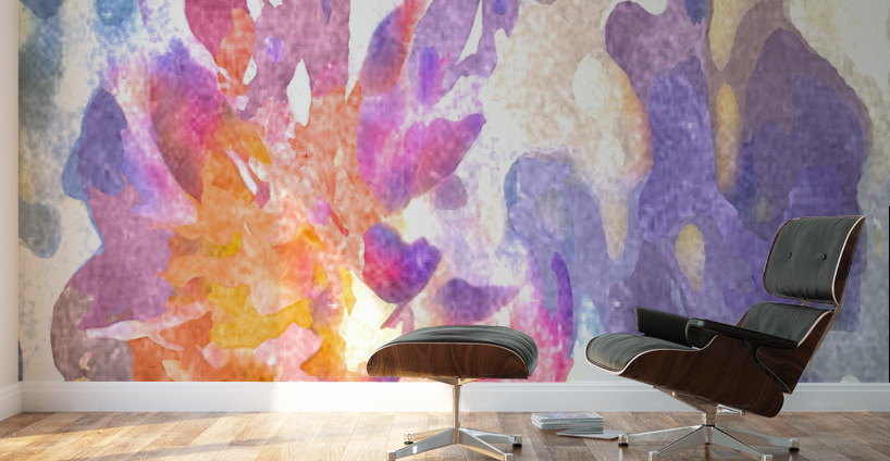 Watercolor Floral 17 Wall Murals