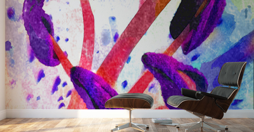 Watercolor Floral 19 Wall Murals