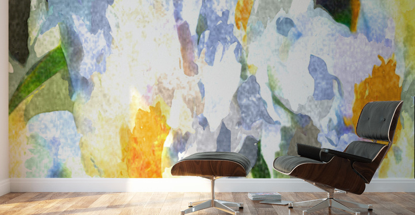 Watercolor Floral 21 Wall Murals
