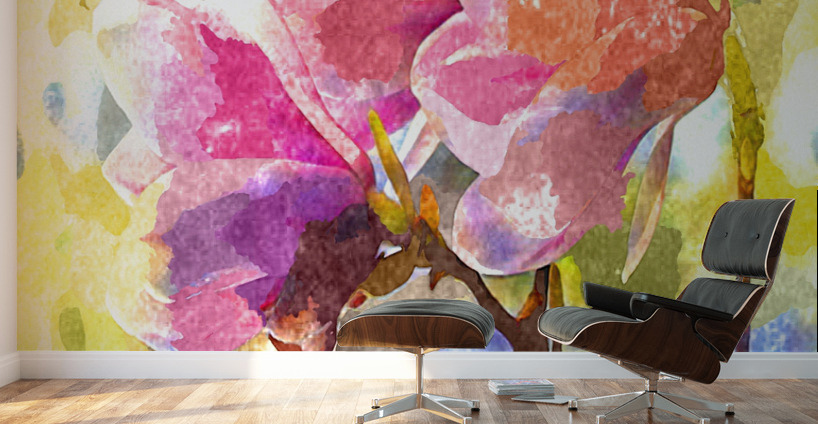 Watercolor Floral 22 Wall Murals