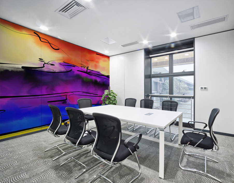 Abstract line art the 21st version 1 horizontal Wall Printing