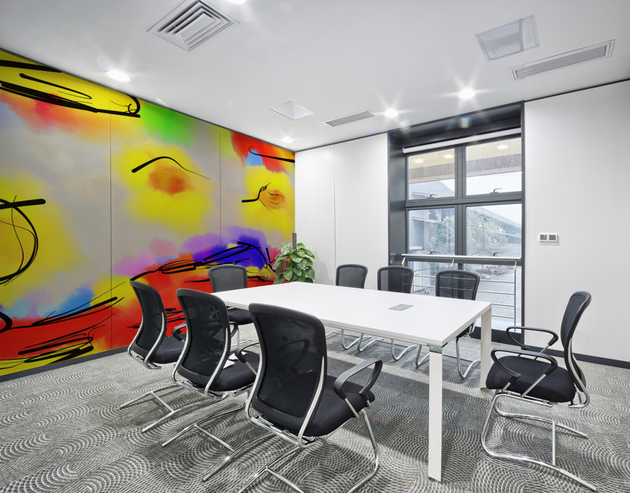 Abstract line art the 20th version 1 horizontal  Wall Printing