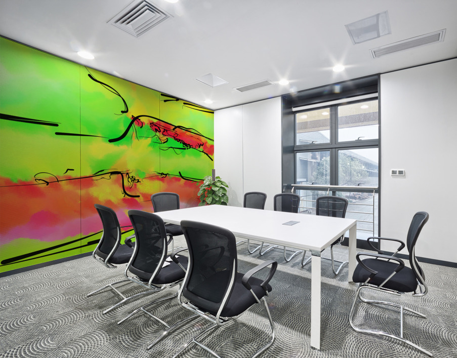 Abstract line art the 7th  horizontal Wall Printing