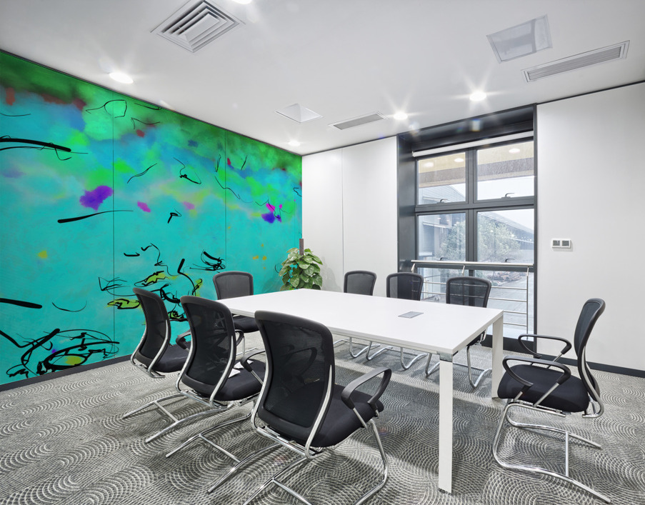 Abstract line art the 3rd horizontal Wall Printing