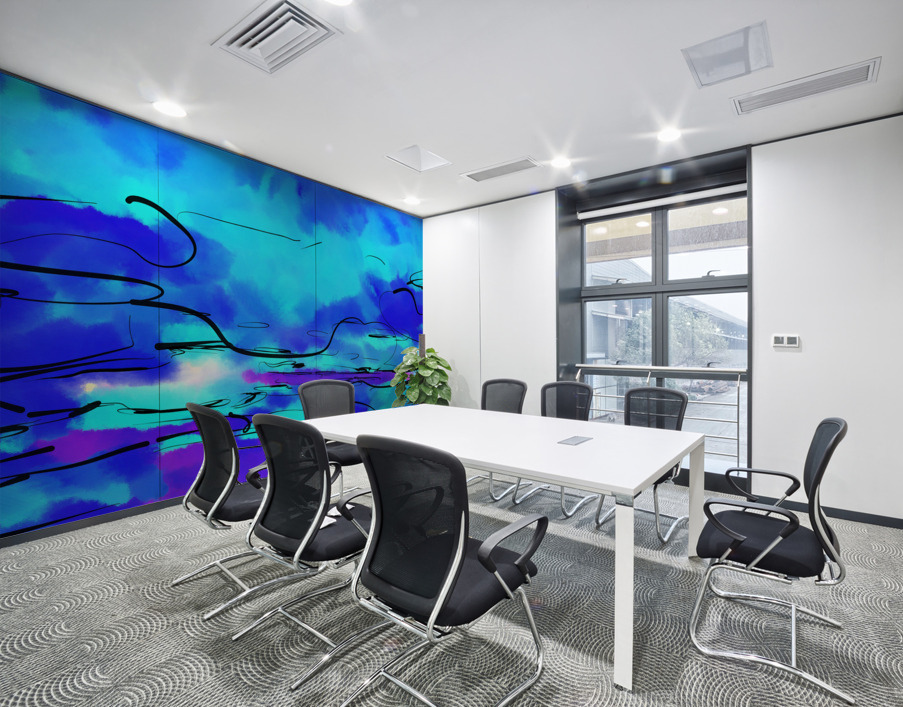 Abstract line art the 17th horizontal Wall Printing