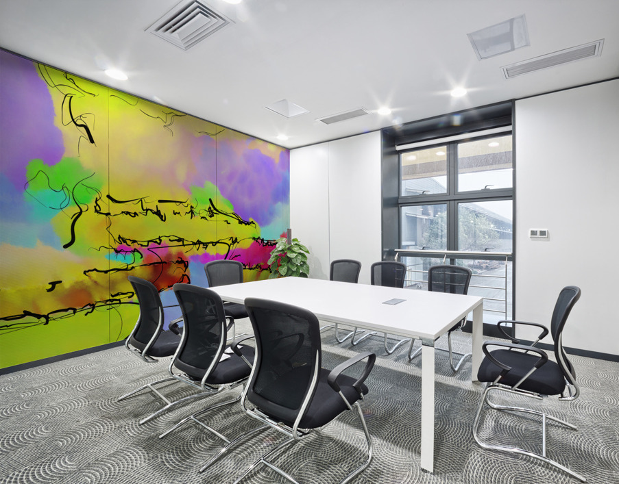 Abstract line art the 11th horizontal Wall Printing