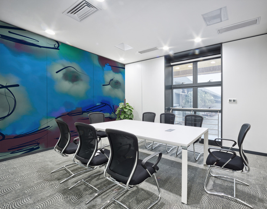 Abstract line art 20th version 2 horizontal Wall Printing