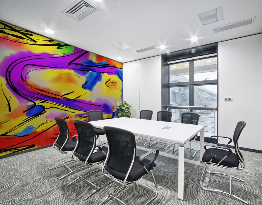 Abstract line art the 5th horizontal Wall Printing