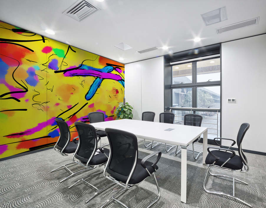 Abstract line art the 19th version 1 horizontal Wall Printing