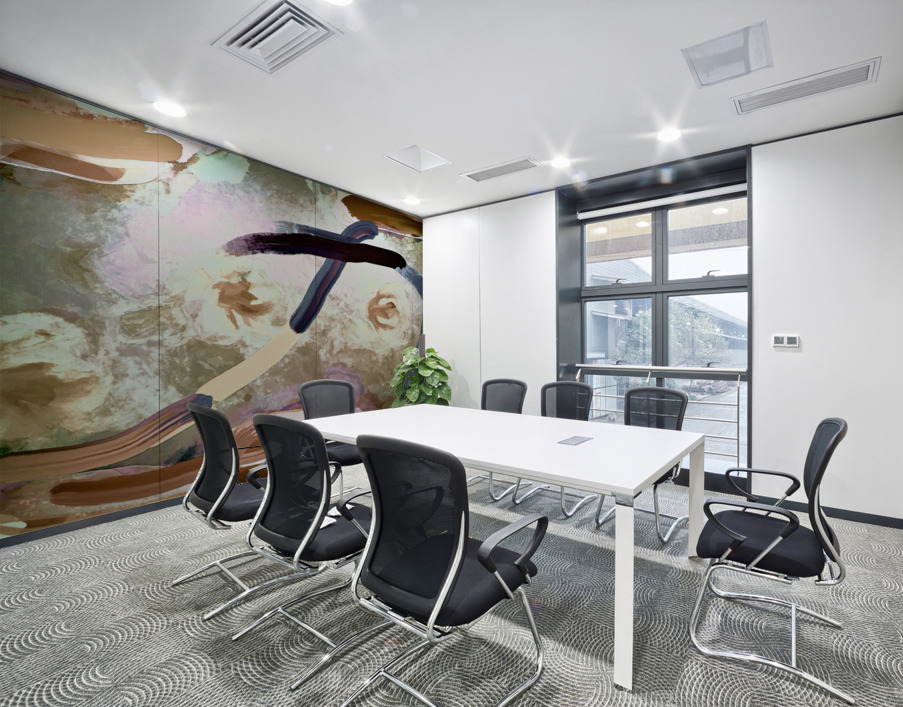 Abstract line art the 19th version 2 horizontal Wall Printing