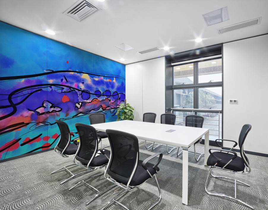 Abstract line art  the 13th horizontal Wall Printing