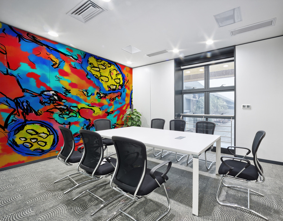 Abstract line art  the 16th horizontal Wall Printing